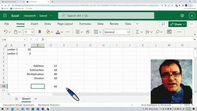 Excel 1 - Week 2.02 - The Sum Function is the Most Used Formula in Excel - 2023 смотреть онлайн