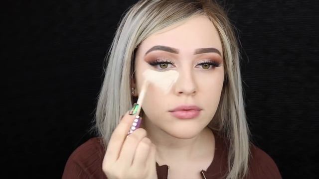 Brown Smokey Eyes ft. Kylie Cosmetics | Winter Makeup Tutorial смотреть онлайн