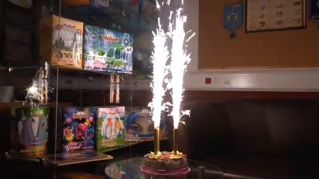 Фейерверк для торта PKL1200 смотреть онлайн