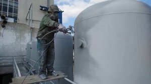 #Безвоздушная окраска металлоконструкций Verhoturann.ru 89087632511 Иван