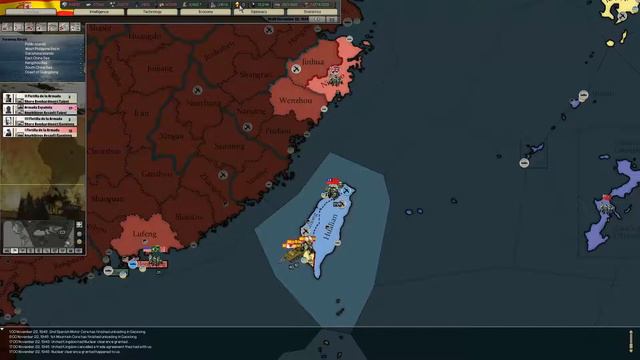 Let's play Darkest Hour: A Hearts of Iron Game - Spain: Part 92 Taiwan Landings смотреть онлайн