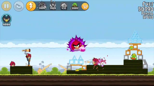 Angry Birds Classic The Big Setup Mighty Eagle 100% смотреть онлайн