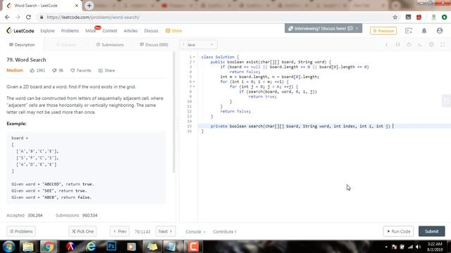 Coding Interview Tutorial 120 - Word Search [LeetCode] смотреть онлайн