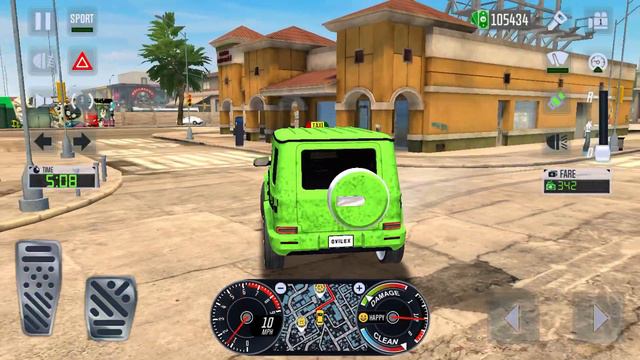 ?TAXI WITH MERCEDES GELANDEWAGEN | VERY HIGH SPEED CAR ? | TAXI SIM 2022 смотреть онлайн