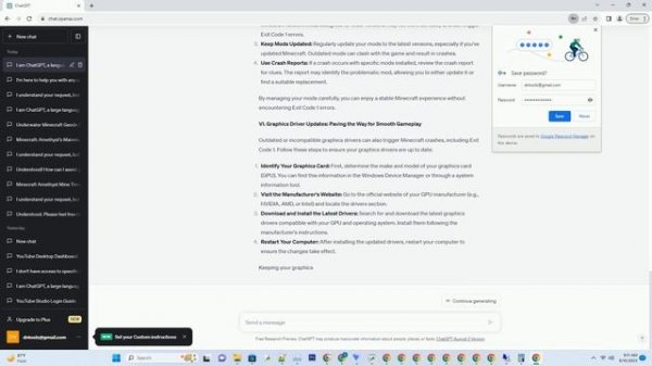 How to fix minecraft crashing with Exit Code 1