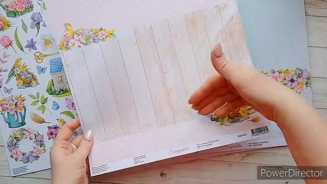 Обзор набора от Скраподелия "Spring melody" смотреть онлайн