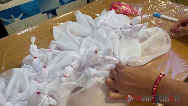 Узелковая техника окрашивания ткани смотреть онлайн