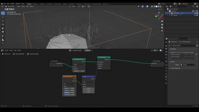 Introduction to new Hair System - Blender 3.2 смотреть онлайн
