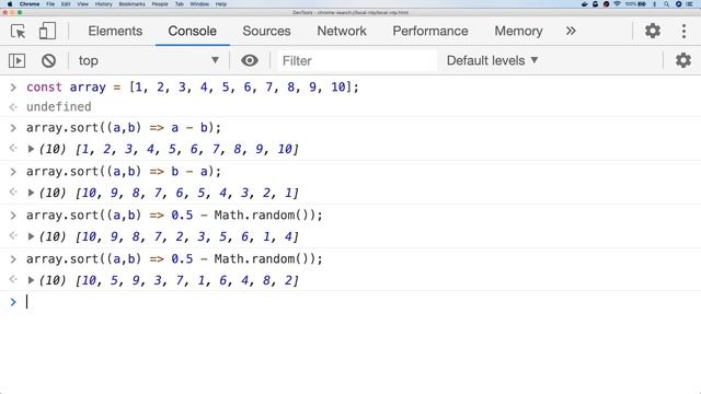 How to shuffle an array in JavaScript смотреть онлайн