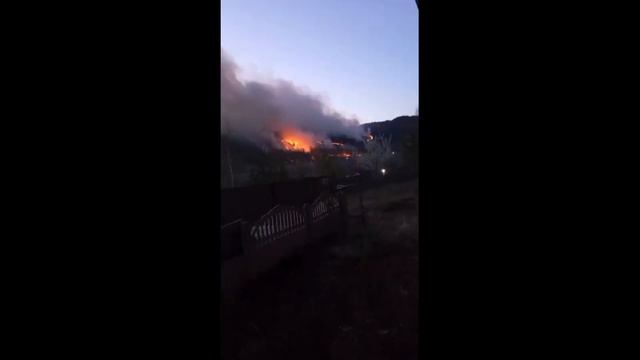 Лесной пожар около Сизой смотреть онлайн