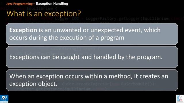 36 Exception - Introduction смотреть онлайн