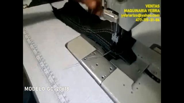 Maquinaria Yebra - Maquina de Coser Tentex Mod GC-20618 смотреть онлайн