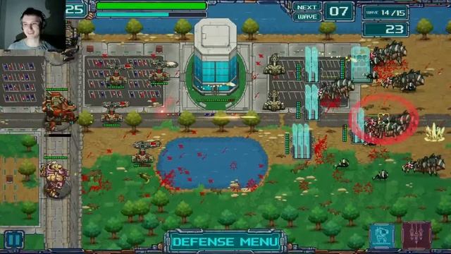 Играем в "mechs v kaijus". Неплохой Tower Defense смотреть онлайн