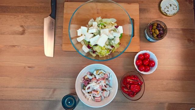 "Романтический вечер" - Вкуснейший салат за 5 минут для романтического ужина!!! смотреть онлайн