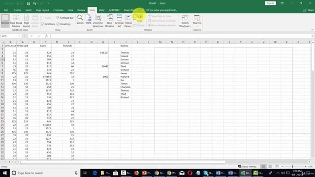 12 Excel View Menu смотреть онлайн