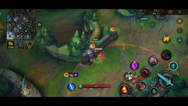 Wild Rift Фишки с флешом#1 на личном опыте +Сион начало игры смотреть онлайн