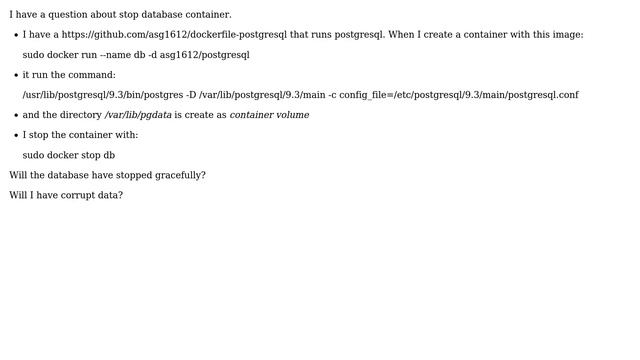 DevOps & SysAdmins: Stop postgresql container смотреть онлайн