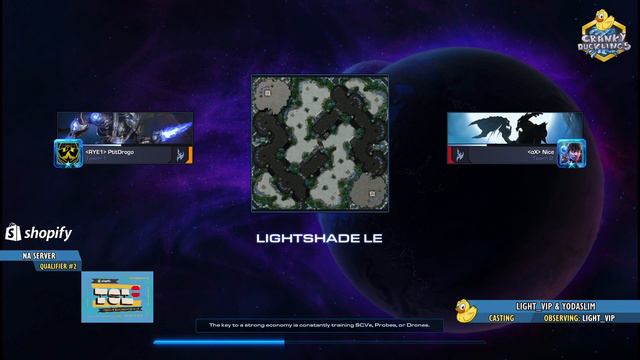 PtitDrogo vs Nice - PvP | Shopify TSL6 - NA Server Qualifier #2 | EPT StarCraft 2 Tournament смотреть онлайн