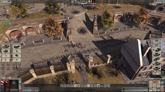 Как побеждать в линии фронта?Гайд, тактика за Ось.В тылу врага штурм 2.Men of war assault squad 2. смотреть онлайн