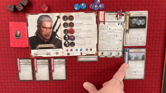 The Witcher Adventure Game Board Game Playthrough (Part 2) смотреть онлайн