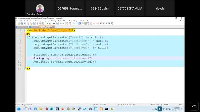 Web Programming - JSP Insert MySQL смотреть онлайн