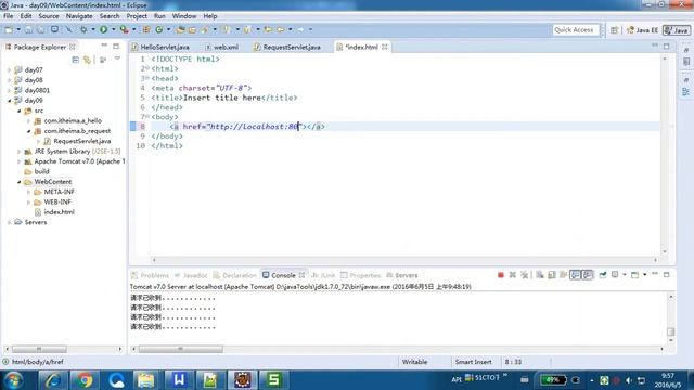 JavaEE基础 Servlet 06 案例1 登录 接受请求参数和回写数据 смотреть онлайн