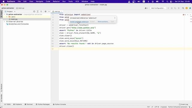 Selenium + Python: парсим товары и складываем в БД #1 смотреть онлайн