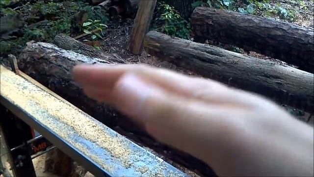 Chainsaw Milling With Logosol M8 - Setup and Cutting Log смотреть онлайн