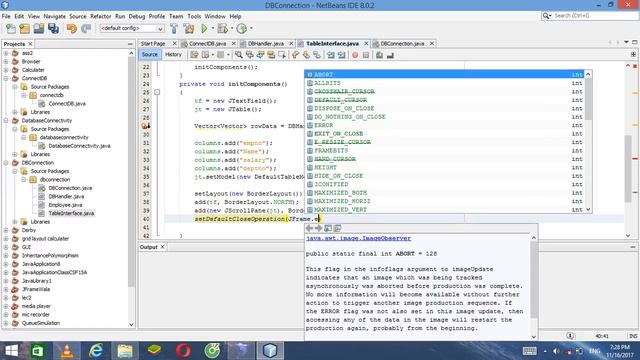 Create a table interface and update table model with select query java swing смотреть онлайн