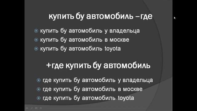 Операторы запросов в Яндекс.Директ смотреть онлайн