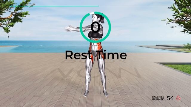 ➜ Lose 2 Inches In 2 Week ➜ 10-min EASY Evening Workout смотреть онлайн