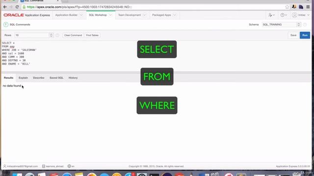 Lecture # 4 Using the WHERE Clause in a Query смотреть онлайн