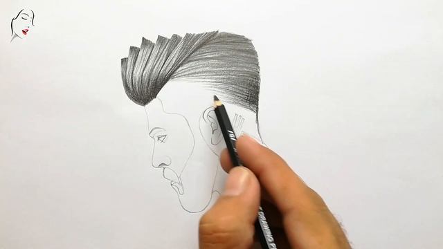 How to draw a boy Portrait for Beginners | "A boy drawing with Pencil" | Face Sketch | The Crazy Sk смотреть онлайн