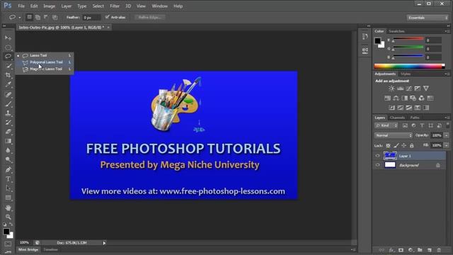 Photoshop Tools - Lasso Tool In Photoshop