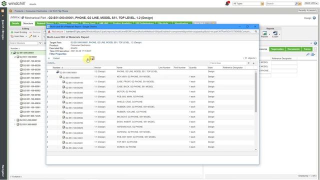 PTC Windchill - Export Product Structure | BOM Management смотреть онлайн