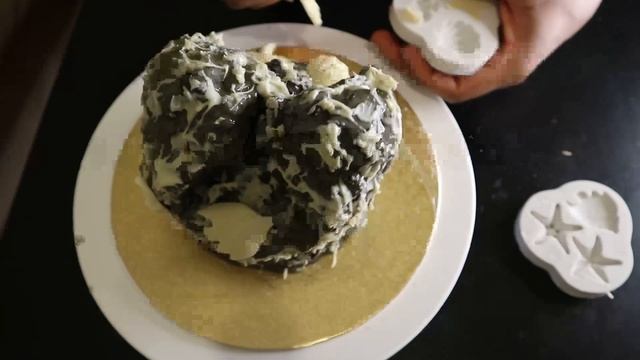ISLAND CAKE TUTORIAL | OCEAN JELLY CAKE #Vlogmas day 7&8 смотреть онлайн