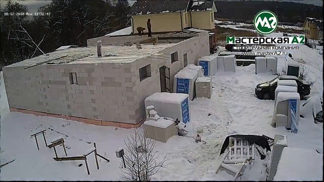 Построить дом за 3 минуты, timelapse смотреть онлайн