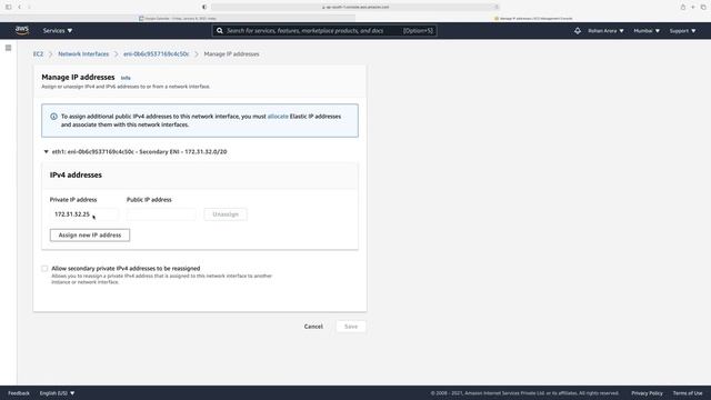 AWS Tutorial | Working with Network Interfaces Masterclass смотреть онлайн