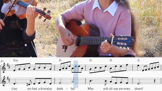 “What a Friend we have in Jesus” duet in singable key ~ beautiful duet music to play in church смотреть онлайн