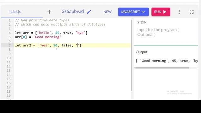 Day #4 | Non-Primitive Data Types | JavaScript | Part 2 смотреть онлайн