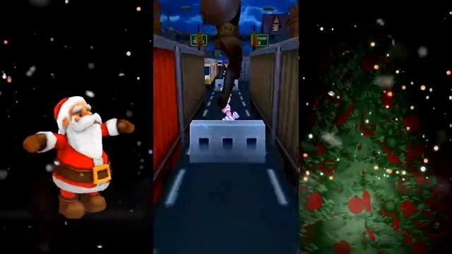 Santa Rides : Santa XMAS Subway Surf - Android Gameplay HD смотреть онлайн