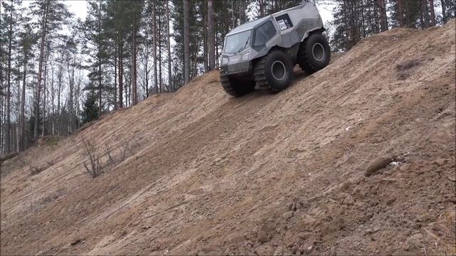 Испытание шин АГ2 на вездеходе АГ20 смотреть онлайн