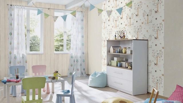 ОБОИ ДЛЯ ДЕТСКОЙ | Дизайн обоев для детской | Современные идеи Новинки смотреть онлайн