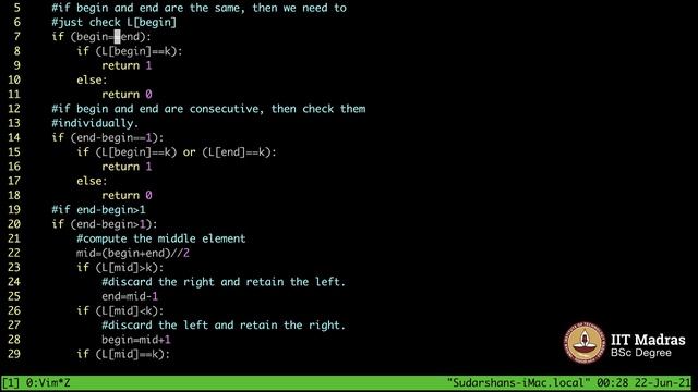 Binary Search Recursion Way смотреть онлайн
