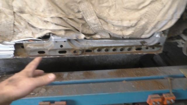 Замена порогов Калина день 1 смотреть онлайн