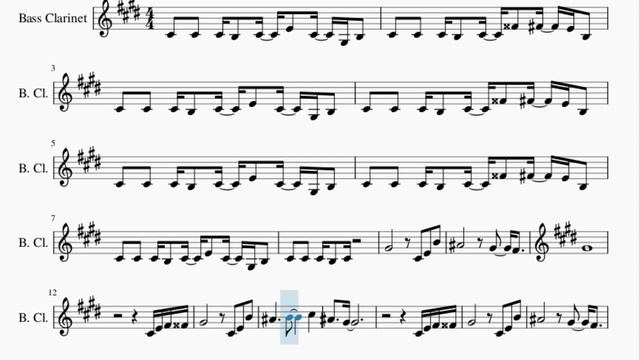 Bass Clarinet Sheet Music: How to play Giorno's Theme (Jojo's Bizarre Adventure) by Yugo Kanno смотреть онлайн