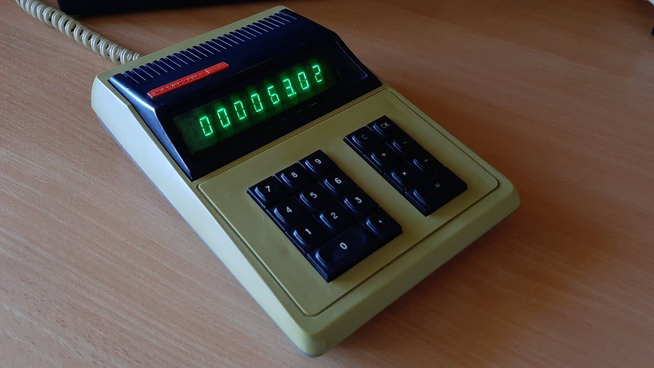 Калькулятор Электроника Б3-02 1975 года | 1975 Soviet Calculator 