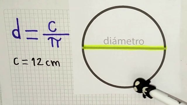 Como calcular el DIAMETRO de un CIRCULO con la CIRCUNFERENCIA ⭕ (perímetro) смотреть онлайн