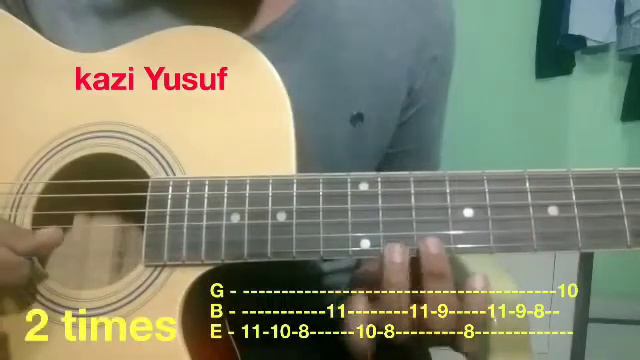 ISHQ WALA LOVE (student of the year) | guitar tabs lesson..by guitarist kazi Yusuf смотреть онлайн