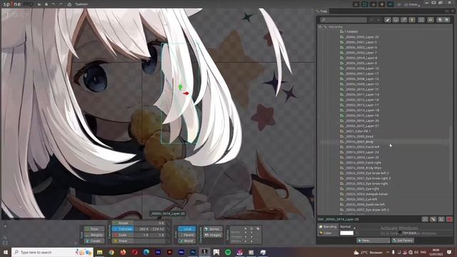 Cute paimon Spine 2D смотреть онлайн